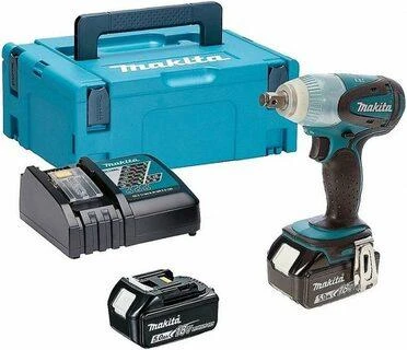 Smūginis veržliasūkis Makita DTW251RTJ; 18 V; 2x5,0 Ah akum.