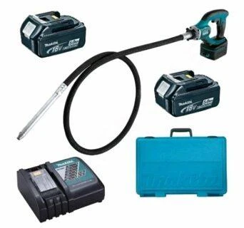 MAKITA ZAGĘSZCZACZ BETONU 18V DVR850RTE 240cm 2x5,0Ah