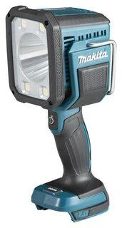 Makita Akumuliatorinis LED prožektorius DML812 14,4V / 18V LXT® • 1250 lm • komplektuojamas be akumuliatoriaus ir kroviklio.