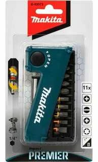 Makita E-03573 Impact Premier 11 dalių populiariausių Torsion sukimo antgalių ir antgalių laikiklio rinkinys