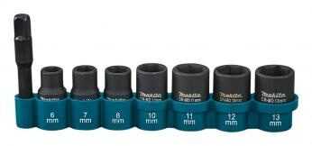 Tiekimas MAKITA IMPACT SOCKET SET 1/4" 8 vnt. 6-13mm