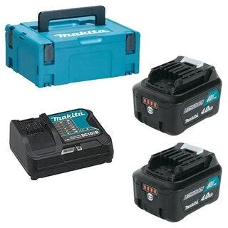 Makita Akumuliatorių ir kroviklio komplektas CXT® 197641-2 12Vmax • BL1041B x2 • DC10SB • CXT®