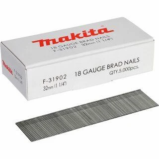 Makita Dykert smeigės 1,2x32mm, 18ga, 5000vnt F-31902 Dykert smeigės 1,2x32mm, 18ga, 5000vnt AF505, AF550H