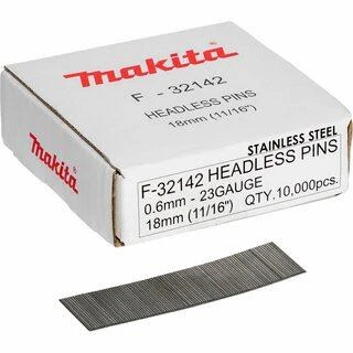 Makita Smeigės 0,6X18MM, INOX P18S, 10.000 Vnt. F-32142 Smeigės 0,6X18MM, INOX P18S, 10.000 Vnt. RST, BTP350, AF5000HP