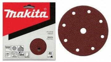 Makita Šlifavimo popierius 150MM K180(10Vnt.)BO6030 BO6040 P-31974