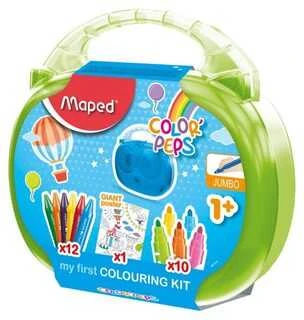 Maped Dėklas su kreidelėmis Colorpeps Jumbo dailės rinkinys