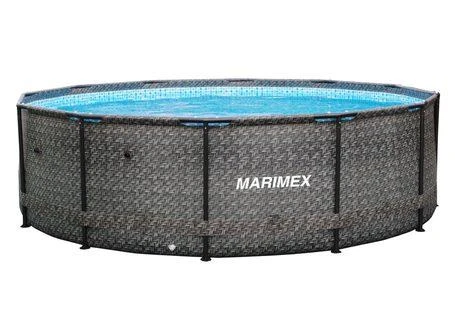 Marimex Florida baseinas su rotango imitacijos sienelėmis