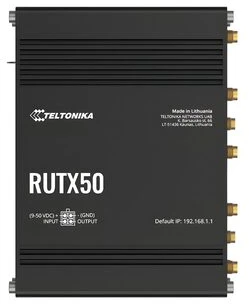 TEI Teltonika RUTX50 belaidis maršrutizatorius Gigabitinis eternetas 5G Nerūdijančiojo plieno