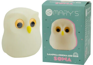 Ecolights MARY'S LED Naktinė lempa - Pelėda
