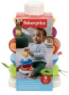 Mattel FISHER-PRICE jutiminis bokštelis – Supk ir statyk (HXK47)