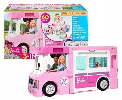 Mattel Barbės kemperis 3 in 1