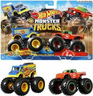 Mattel „Hot Wheels“ monstrų sunkvežimių griovimo mašina (FJ65)
