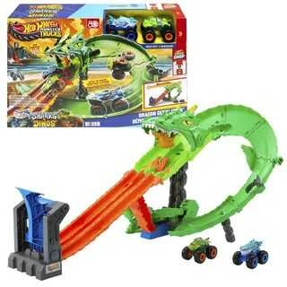 Mattel HOT WHEELS MONSTER TRUCKS rinkinys – Drakono sunaikinimas (JFR06)