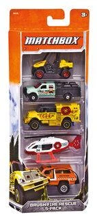Mattel Penkių Matchbox automodelių rinkinys