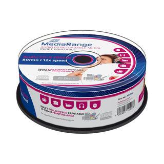 MEDIARANGE MR224 - 12x - CD-R - 120 mm - 700 MB - Cakebox - 25 vnt.