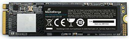 MediaRange 512 GB M.2 2280 PCI-E x4 Gen3.1 NVMe SSD (MR1032)