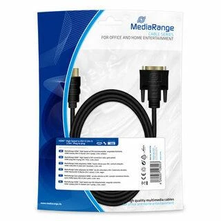 HDMI į DVI-D MediaRange kabelis pakuotėje