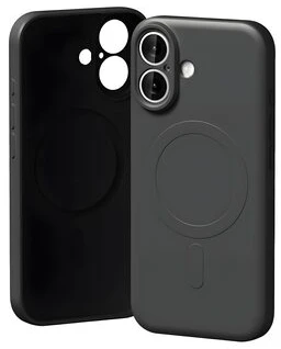 Mercury Semi-Silicone MagSafe dėklas iPhone 17 juodos spalvos