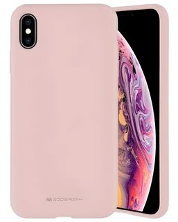 Dėklas Mercury Silicone iPhone 15 Plus 6.7″ rožinės spalvos-sand