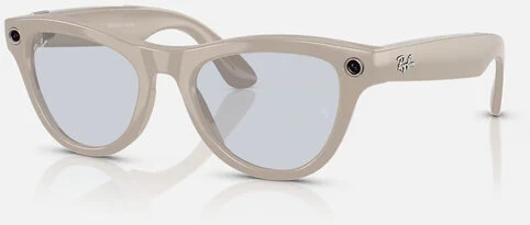 RayBan Meta Skyler klasikiniai pilki akiniai