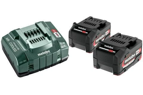 Metabo 18V 5,2Ah akumuliatorių komplektas su įkrovikliu