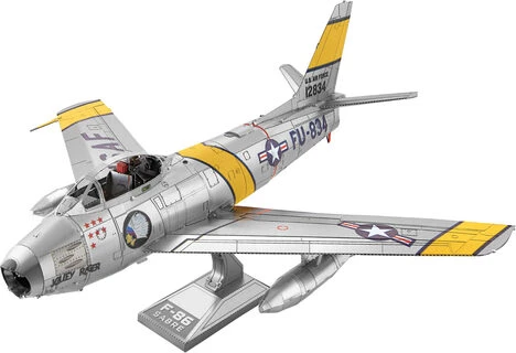 METAL EARTH Metalinė 3D dėlionė - F-86 Sabre lėktuvas