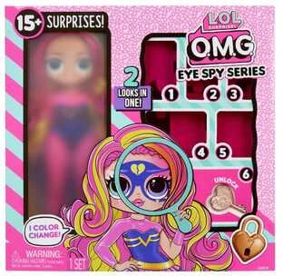 MGA L.O.L. Surprise lėlė OMG Eye Spy Superhero 542667-EUC