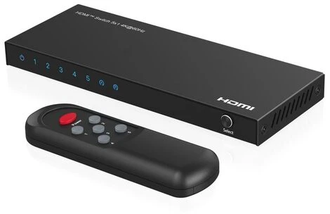 „MicroConnect MC-HDMISWITCH0501-4K AV signalo perdavimo sistema, vaizdo jungiklis“