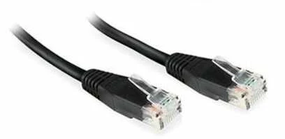 MicroConnect Kabelis CAT 6 U/UTP 1m PVC Juodas (B-UTP601S)