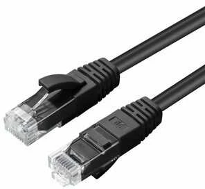 MicroConnect RJ-45/RJ-45 kat.6 0,2m Juodas (UTP6002S)