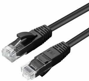 MicroConnect RJ-45 kt.6 U / UTP Juodas 1.5m (UTP6015S)
