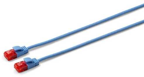 MicroConnect U/UTP CAT6A Slim 1M Mėlyna