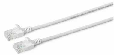 MicroConnect U/UTP CAT6A Slim 3M Baltas
