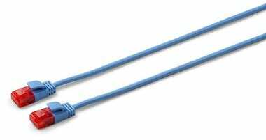 MicroConnect U/UTP CAT6A plonas 10M mėlynas