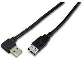 MicroConnect 1,8 m USB 2.0 A M-F – 1,8 m – USB A – USB A – 2.0 – vyriškas / moteriškas – juoda