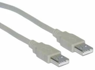 Kabelis USB MicroConnect USB-A - USB-A 1,8 m Pilka (USBAA2)