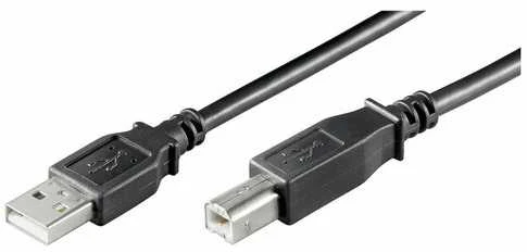 Kabelis USB MicroConnect USB-A - USB-B 5 m Juodas (USBAB5B)