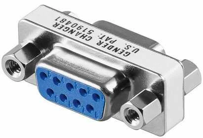 MicroConnect DB-9 - DB-9, Sidabrinis (MOD9F9F9F)