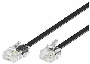 MicroConnect RJ-11/RJ-45 (M/M) 3m Juodas (MPK453S)