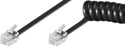 MicroConnect RJ10-RJ10 2M M/M juoda (MPK10200)