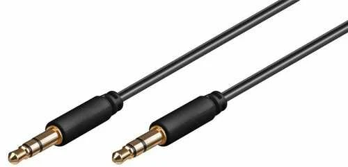Kabelis MicroConnect Jack 3.5mm - Jack 3.5mm 5m juoda (AUDLL5)