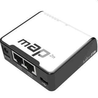 Šakotuvas MIKROTIK MT RBmAP2nD MikroTik MAP RouterOS L4 64MB RAM, 2xLAN (PoE In & PoE Out), 802.11b/g/n