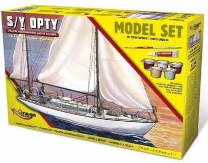 Mirage Plastikinis lenkų Bermuda Ketch tipo jachtos modelis 1/50