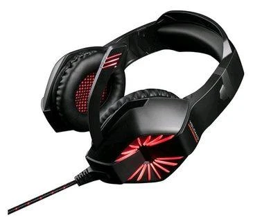 Žaidimų ausinės Modecom Volcano MC-839 Sword, LED, Juodos