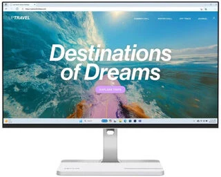 Lenovo L24D-4C computer monitorius 60.5 cm (23.8") 1920 x 1080 pikselių Full HD LCD Pilkas