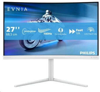 Monitorius Philips | 27M2C5201L/00 | 27 " | VA | 16:9 | 180 Hz | 1 ms | 1920 x 1080 pikselių | 300 cd/m² | HDMI jungtys quantity 2 | Baltas