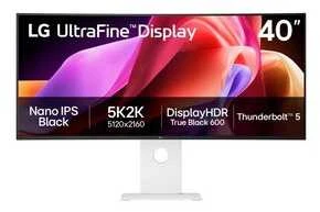 Monitorius „LG UltraFine 40U990A-W“ – 5K2K | Nano IPS juodas | „Thunderbolt 5“ | HDR 600