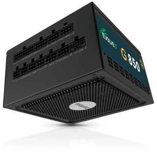 Montech EVOLVEO G850, 850 W maitinimo šaltinis, 80+ GOLD, ATX 3.1, aPFC, 140 mm ventiliatorius, pilnai modulinis, 3 metų garantija, juodas