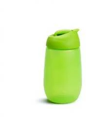 MUNCHKIN gertuvė su šiaudeliu SIMPLE CLEAN, žalia, 296 ml