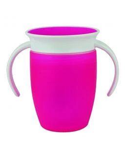 MUNCHKIN mokomasis puodelis, Miracle 360, rožinis, 6mėn+, 207 ml, 90102